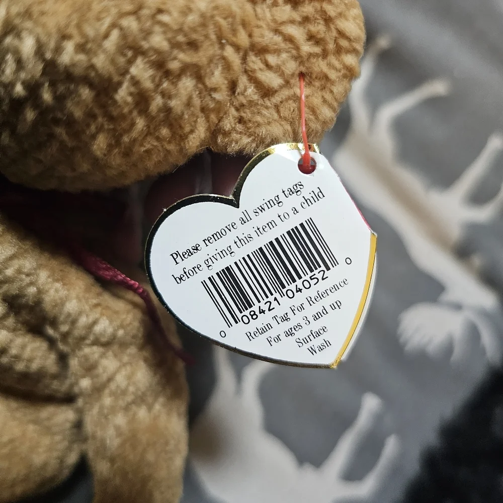 Beanie babies PVC TY Curly bear RARE - Picture 5 of 5